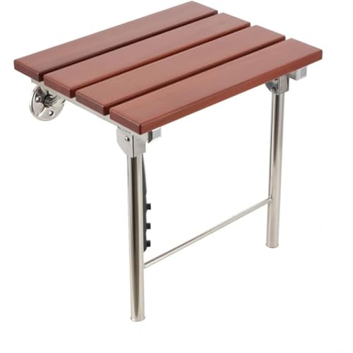 CAIYZH Sedile da Doccia Pieghevole con Gambe, Regolabile in Altezza, Resistente Fino A 160 kg, Risparmia Spazio Adatto per Bagno E Camera da Letto