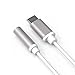 Headset Buddy 3.5mm to USB C Headphone Adapter Compatible with Samsung Galaxy/Note, iPad Pro, Pixel 2/XL/3, HTC, & More (PH35-USB-C)