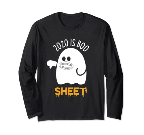 Funny Halloween 2020 is Boo Sheet Ghost of Disapproval Mask Long Sleeve T-Shirt