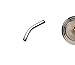Newport Brass 201 8" Solid Brass Shower Arm, Matte White