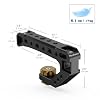 Top Handle with Cold Shoe Mount, Lightweight Handle Grip for Camera Cage, Universal Camera Top Handgrip with 4 Cold Shoe and 1/4 & 3/8 Holes for Camera Cage, Microphone, LED Light, Monitor