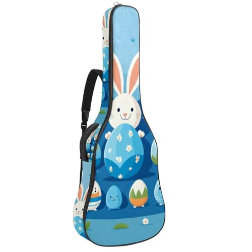 Sac guitare acoustique étanche avec poches de rangement et antichoc