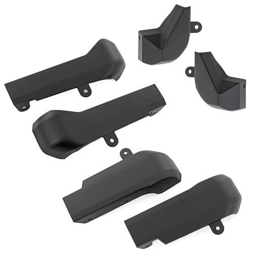 Rough Country Mud Flap Delete for GMC Sierra 2500HD/3500HD (2020-2026) 2WD/4WD - Front & Rear Mud Flap Removal Kit Sleek Look & Added Tire Clearance