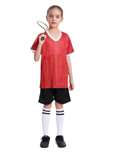 Kids Girls Boys 2 Piece Quick Dry Sports Outfit Gradient Tops with Shorts Set Sportswear
