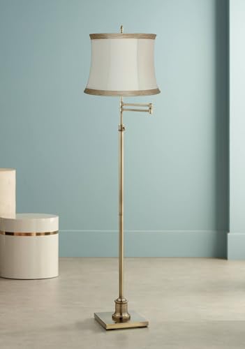 360 Lighting Westbury Modern Swing Arm Floor Lamp Standing 70"