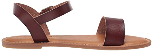 Image of Amazon Essentials Women's Two Strap Buckle Sandal with Adjustable Ankle Strap
