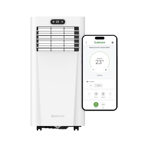 Meaco MeacoCool Pro Series 9000 Portable Air Conditioner - Wi-Fi enabled with Meaco App, Low Energy, Low Noise, Free Flexible Window Kit