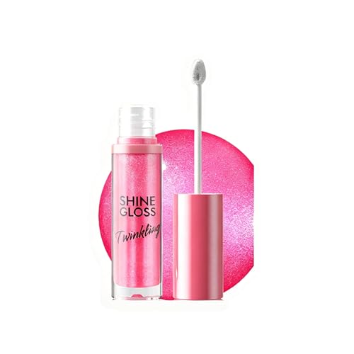 Image of Lip Gloss With Shimmer, High-Shine Ice Sheer Finish, Moisturising & Plumping, Lightweight Non-Sticky, For Daily Wear & Lipstick Layering (#4)