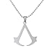 Collar De Acero Inoxidable Assassin'S Creed, Colgante De Acero De Titanio Con Doble Cuchillo Para Hombre, Collar Zelda