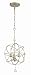 9225-OS Solaris 3LT Pendant, Olde Silver Finish