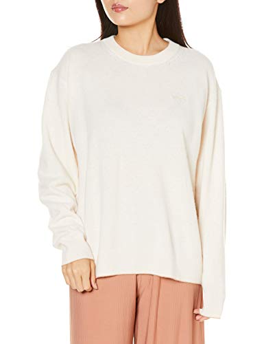 [ラコステ] ニット [公式] ボーイフレンドクルーネックセーター レディース オフホワイト 日本サイズXL相当