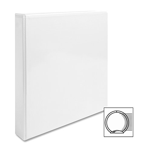 Business Source 1" Round-Ring View Binder #TOP6