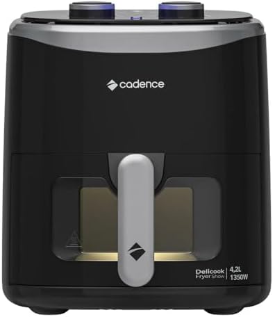 Fritadeira Sem Óleo 4,2L Cadence com Visor Delicook Fryer Show - 127V