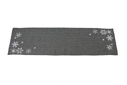 Silver Crystal Table Runner, Grey, Dimensions: 40 x 140 cm - Image 2