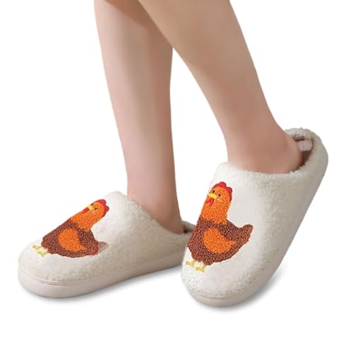 Women's Men's Cute Evil Eyes Slippers Strawberry Slippers Fuzzy Plush Soft Warm Home Bedroom House Shoes4