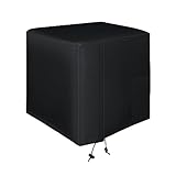 MULOUTSPO Bomba de filtro de piscina, cubierta solar, cubierta antipolvo fácil de instalar, fácil de usar, color negro