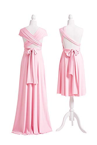 72styles Bridesmaid Convertible Infinity Dress Wrap Maxi Dress Multi Way Wear Party Prom Wedding Bridesmaid Evening Gowns Long Dresses Plus Size