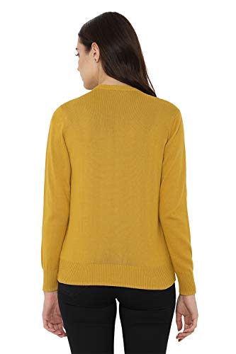 Image of Allen Solly Women's Blouson Synthetic V Neck Pullover
