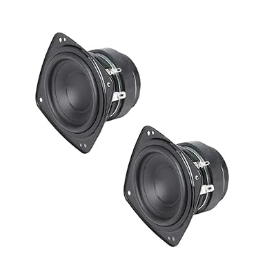 Kaeltsyn 1Pair 3inch Full Ranges Music 81mm 4Ohm 25W Sound Amplifiers Loudspeaker