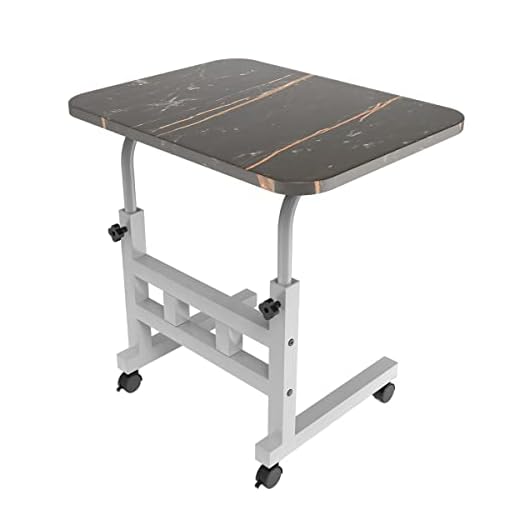 Portronics My Buddy D Wood Multipurpose Movable & Adjustable Table for Computer & Laptop(Black)