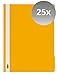 Produktbild ELBA 100800011 Schnellhefter 25er Pack A4 aus PVC für DIN A4-Blätter in gelb