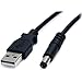 Price comparison product image StarTech.com 3 ft USB to Type M Barrel 5V DC Power Cable - Power cable - USB (power only) (M) to DC jack 5.5 mm (M) - 3 ft - molded - black (USB2TYPEM)