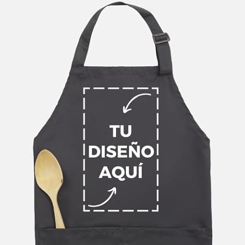 Variante de latostadora delantal personalizado con bolsillo Unisex 90×75