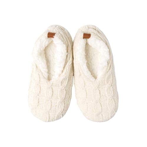 Britt's Knits Soft Slippers for Women Chenille Slippers Ideal for Lounging and Indoor Comfort