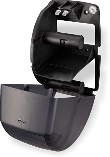 Dispensador Duett San Jamar R3590TBK de papel higiénico negro