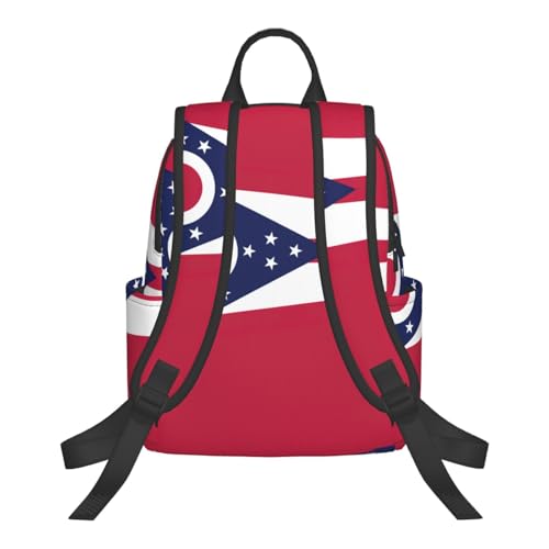 Sac à dos léger Ohio noir multi-usage avec grand compartiment de rangement - 3