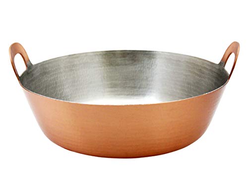 新光金属 新光堂 日本製 手打ち 天ぷら鍋 27㎝ ギフトラッピング仕様