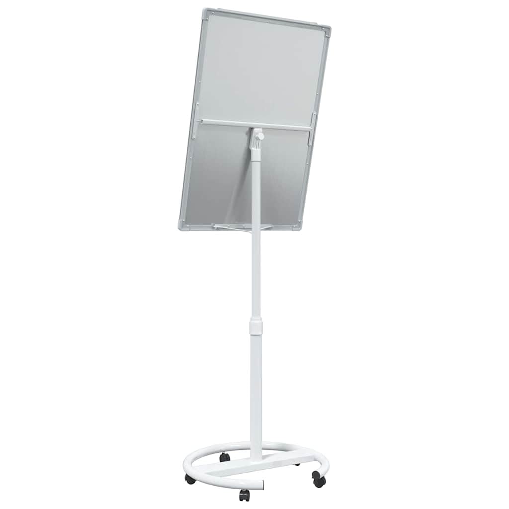 Generisch Magnetisches Whiteboard Grau und Weiß 62 x 62,5 x 197 cm EPS,Andere,Bürobedarf,Präsentationsbedarf,Ausstellungstafeln-42019278