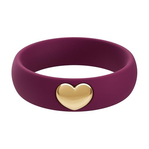 ThunderFit �����p�V���R�������O�A14K�S�[���h���b�L�n�[�g�`���[���t���V���R�������w�ցA��5.5mm�A����2mm, 6.5 - 7 (17.35mm), �V���R�[��, ��΂Ȃ�