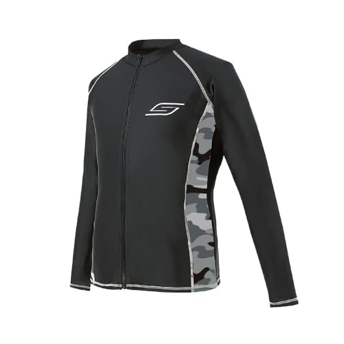 [SLIPPERY] Xbp[ JPD6 MENS RASH GUARD Y tgWbv bVK[h ubN/J XLTCY } oCN  CfBO W[ WFbgXL[ C