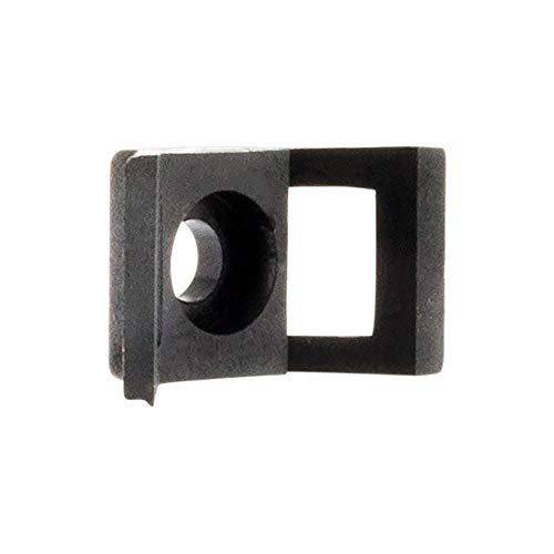 Zenitech-Lot de 100 embases à visser noir - Zenitech