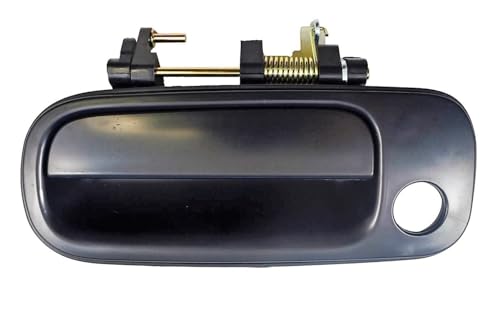 PT Auto Warehouse TO-3176S-FL - Outer Exterior Outside Door Handle, Smooth Black - Front Left Driver Side, Replaces 69220-33020, 69220-06010, 6922033020, 6922006010