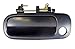 PT Auto Warehouse TO-3176S-FL - Outside Exterior Outer Door Handle, Smooth Black - Driver Side Front