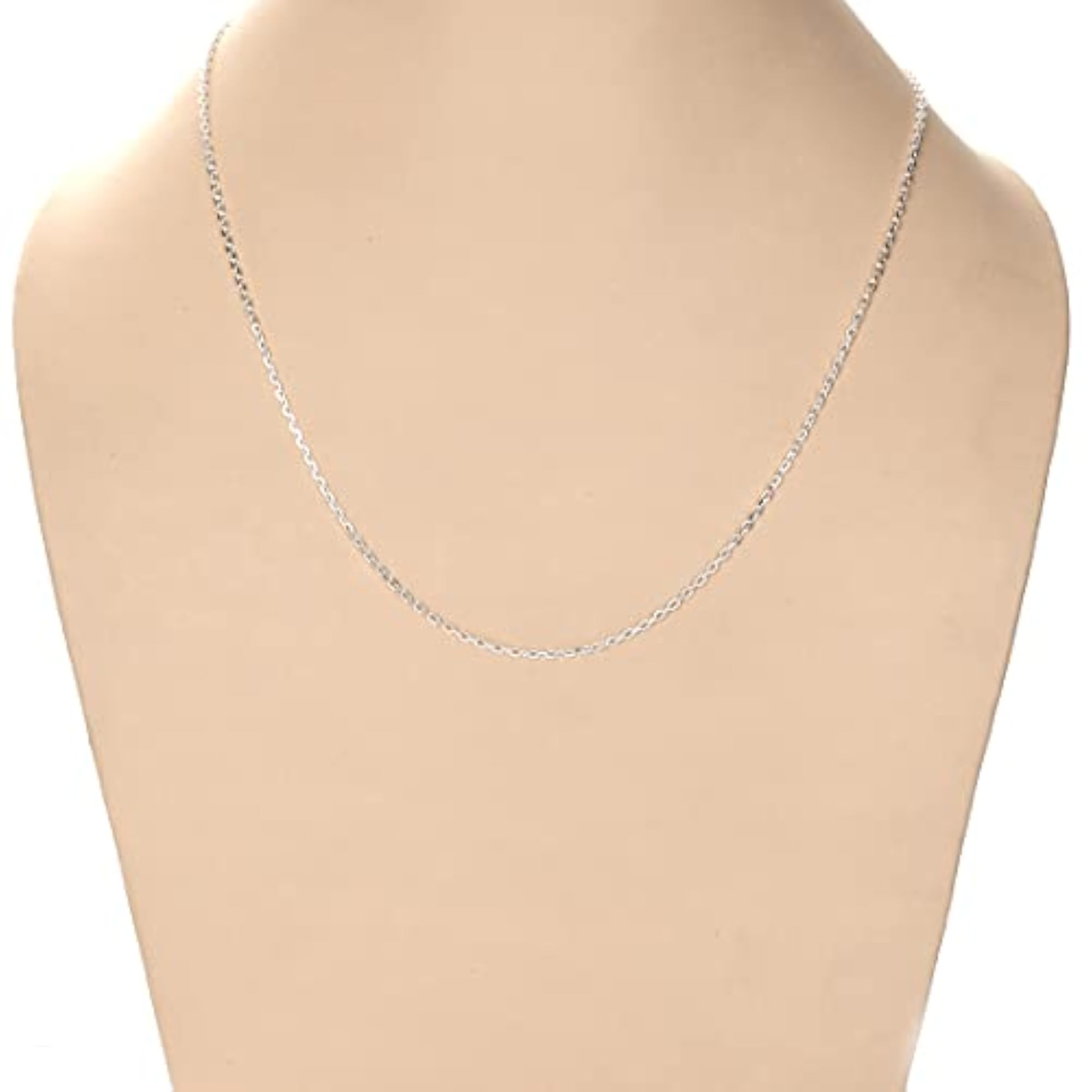 Anti-Tarnish 925 Sterling Silver Link Chain Necklace