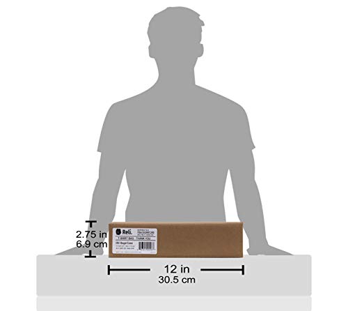 Reli. Thank You T-Shirt Bags (350 Count) (11.5" X 6.5" X 21") (White) - Grocery, Shopping Bag, Restaurants, Convenience Store #TOP4