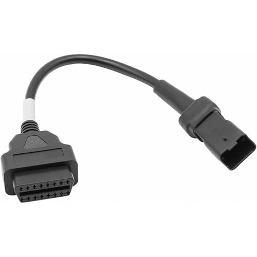 Alchiauto Adaptateur OBD 4 broches pour moto, câble compatible Ducati pour Diavel/Multistrada 1200/Panigale 1199/Monster 696/796/1100, OBDII Can, motos (4 broches OBD2) – vue 2