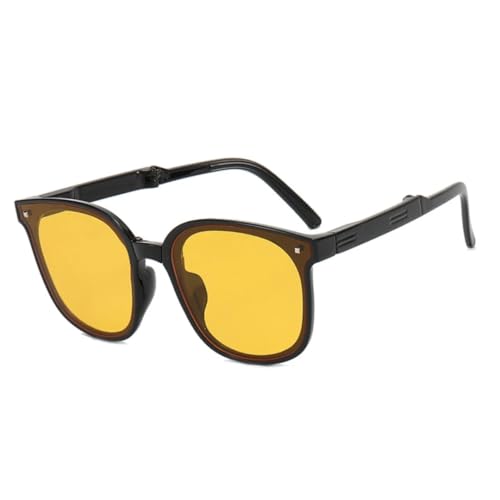 Lunettes de soleil pliables UV400 vintage pour voyage et conduite