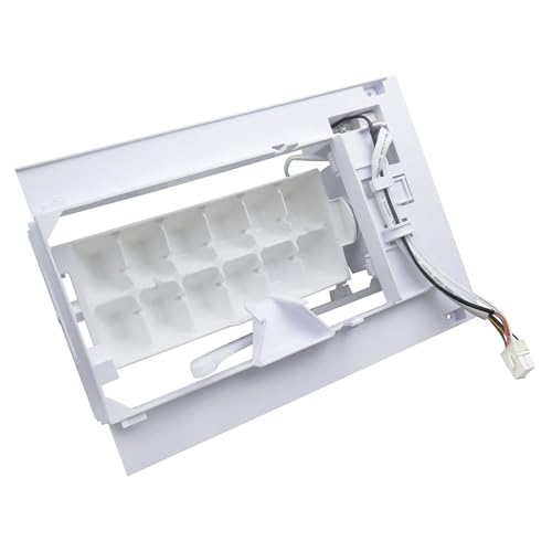 Refrigerator Ice Maker Assembly AEQ72909603 AEQ72909602 Compatible with LG Refrigerators AEQ72909603 Refrigerator Ice Maker Replacement for AEQ72909601 Craft Ice Refrigerator