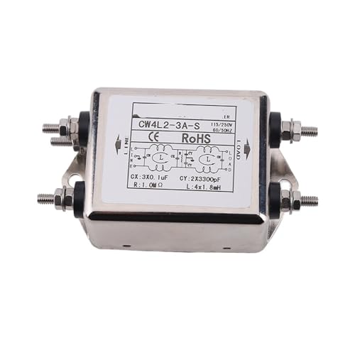 Filtro de potencia CW4L2-6A-S elimina interferencias en la red 220V