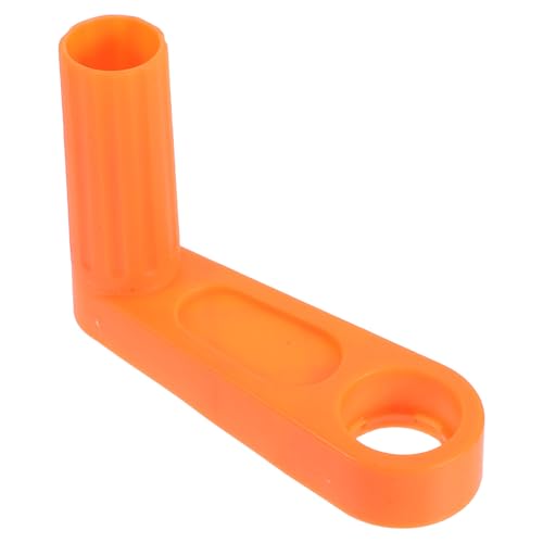 Abaodam Kurbelgriff für Schlauchaufroller aus Hartplastik Ersatzgriff in Leuchtendem Orange für Gartenschlauchaufbewahrung Wetterbeständig und Einfach zu Montieren