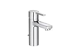 Acabado: Cromado Roca Naia - grifo monomando para lavabo con desagüe automático, cold start . Griferías hidrosanitarias Monomando. Ref. A5A3796C00