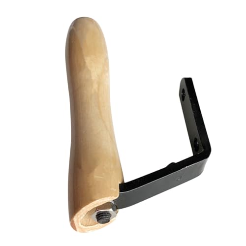 GRIRIW Garment Steamer Handle Replacement Comfortable Grip Wood Design Easy Installation for Home Travel Use Steamer Accessory for Enhanced Ironing Experience