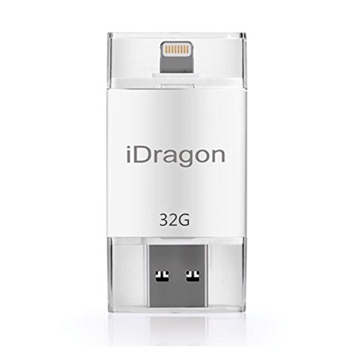 LOTUS POWER Clé USB Flash Drive 32 Go d'espace Support iOS 12 for iPhone XS/XS Max XR/XR Max/X/8/8 Plus 7/7 Plus 6S/6S Plus 6/6 Plus Ordinateur, Mac, Ordinateur Portable et PC, Compatible avec iOS 11