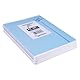 gimboo Schulheft/Format A5 60/60 Blatt Kariert/Mixed 4er Packung - 4 Stück/Packung Motive Sortiert/für Kinder zur Einschulung für Grundschüler/mit Rand/Weiße Karten/Blau Kariert