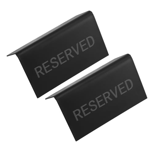 ARTIBETTER 2 Tarjetas De Reserva Para Mesa Lugar Para Sentarse Decoración De Boda Colgante Pequeño Soporte Para Banco Forma De Buffet Número Este Letrero De Ceremonia Es De Acero