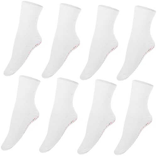 VANZACK 4 Pairs of Warm Socks for Winter Self Heating Massaging for Comfort Foot Care Socks for Men Women